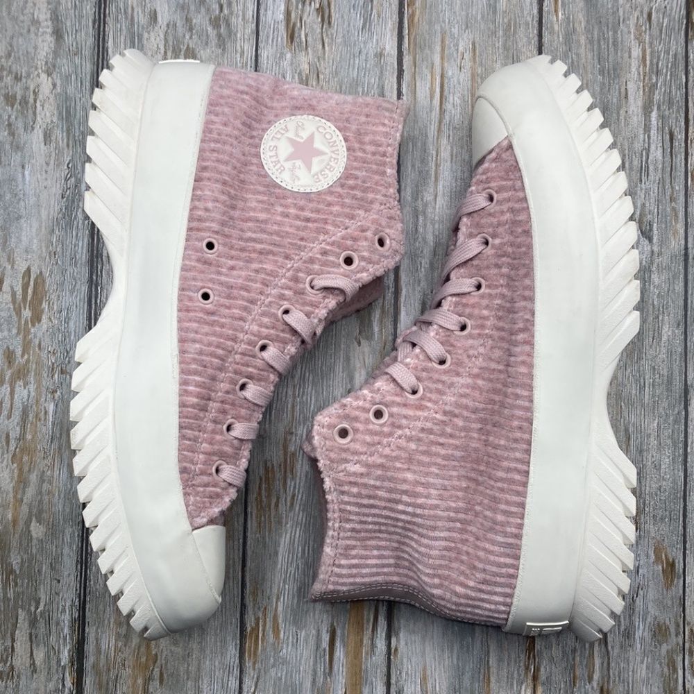 Chuck Taylor All Star Lugged 2.0 Velour Hightop Sneaker Shoes Size 14
